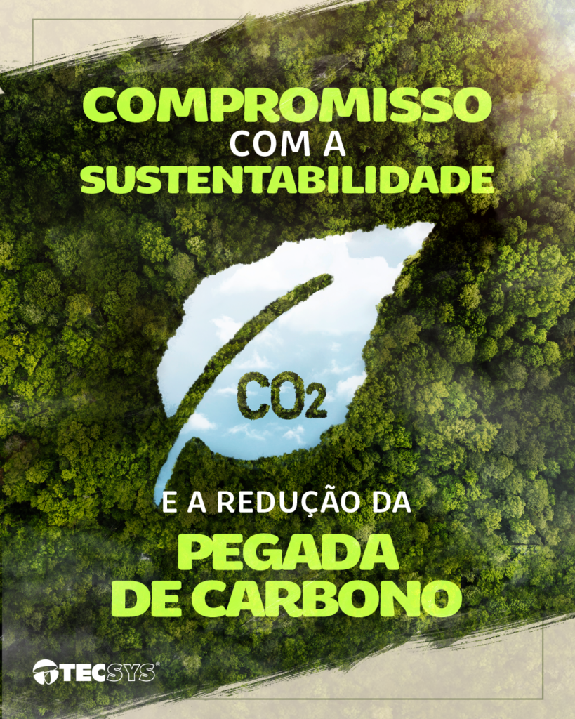 A redução da pegada de carbono da Tecsys do Brasil